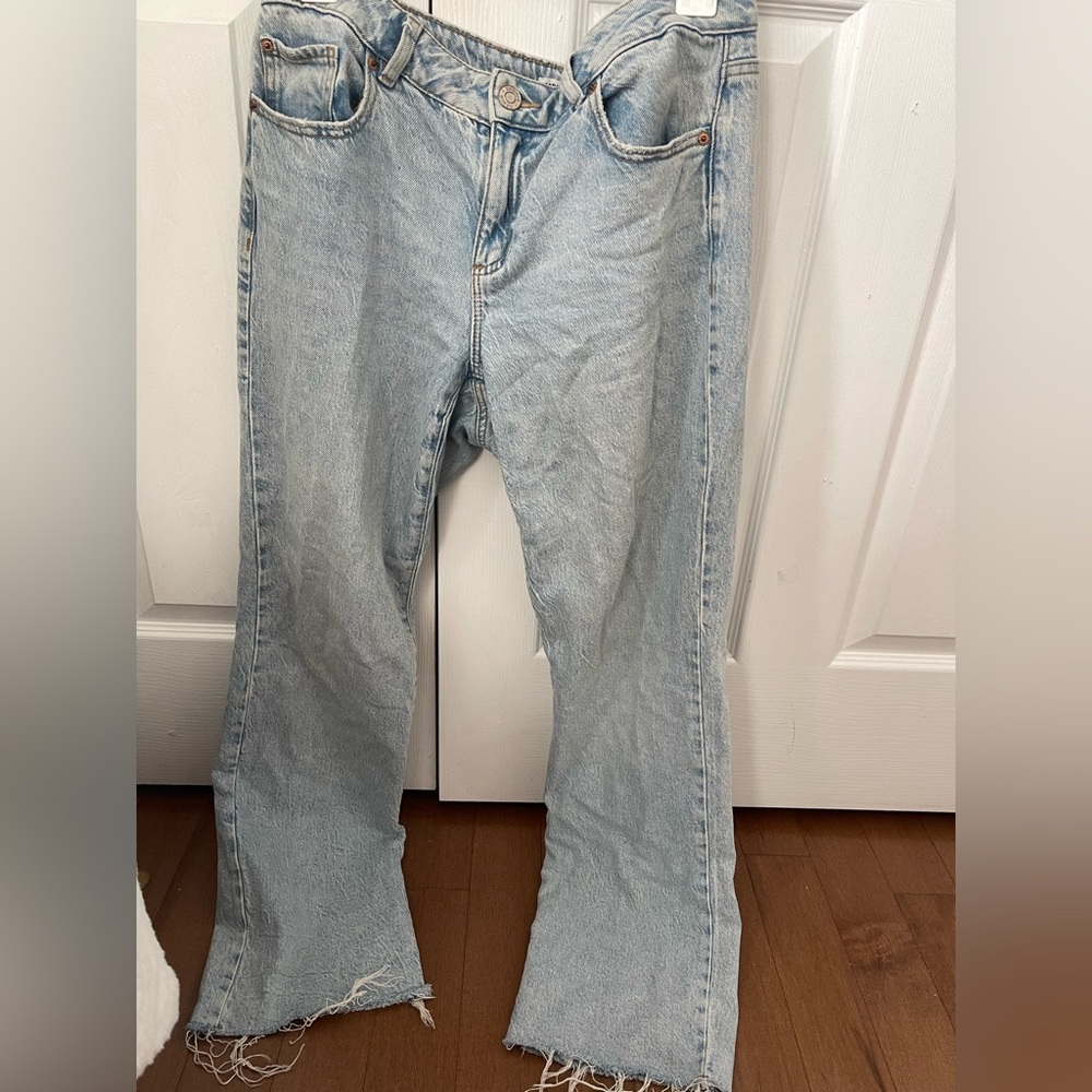 Garage Light Blue Low Rise Denim Jeans